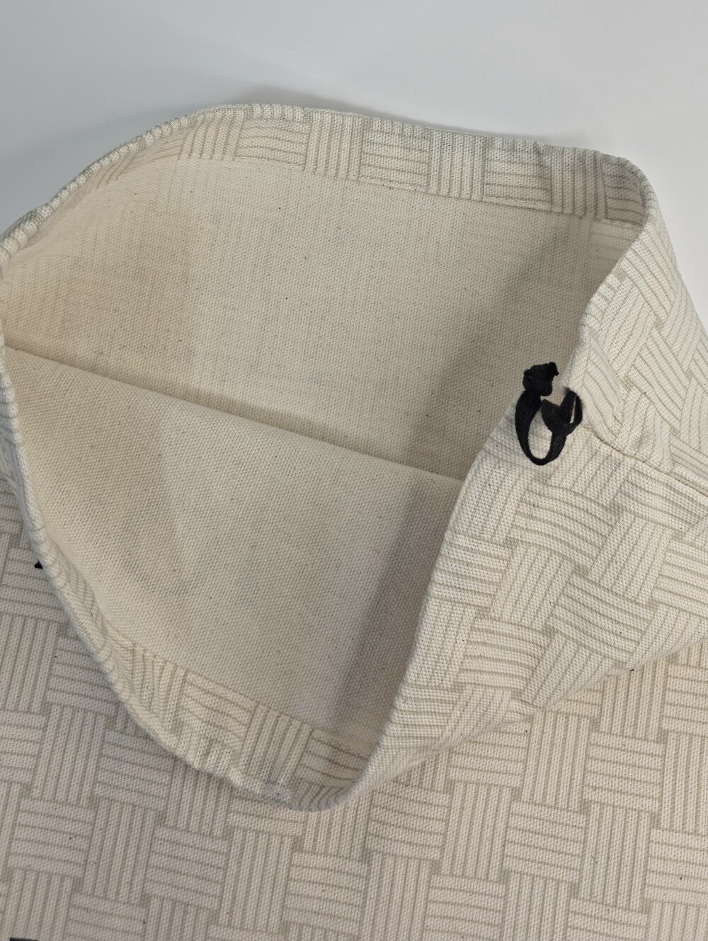Bottega Veneta Dust Bag Cream Drawstring Pouch 13"x16" Authentic - Picture 5 of 8